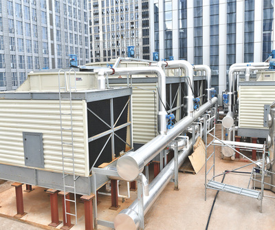 高层住宅机电安装工程施工现场